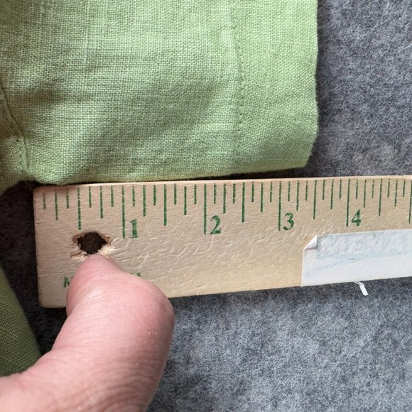 Madewell Shorts Womens Size 8 Green 100% Linen High Rise Belted Beachy $68 NEW 3 - Picture 10 of 11